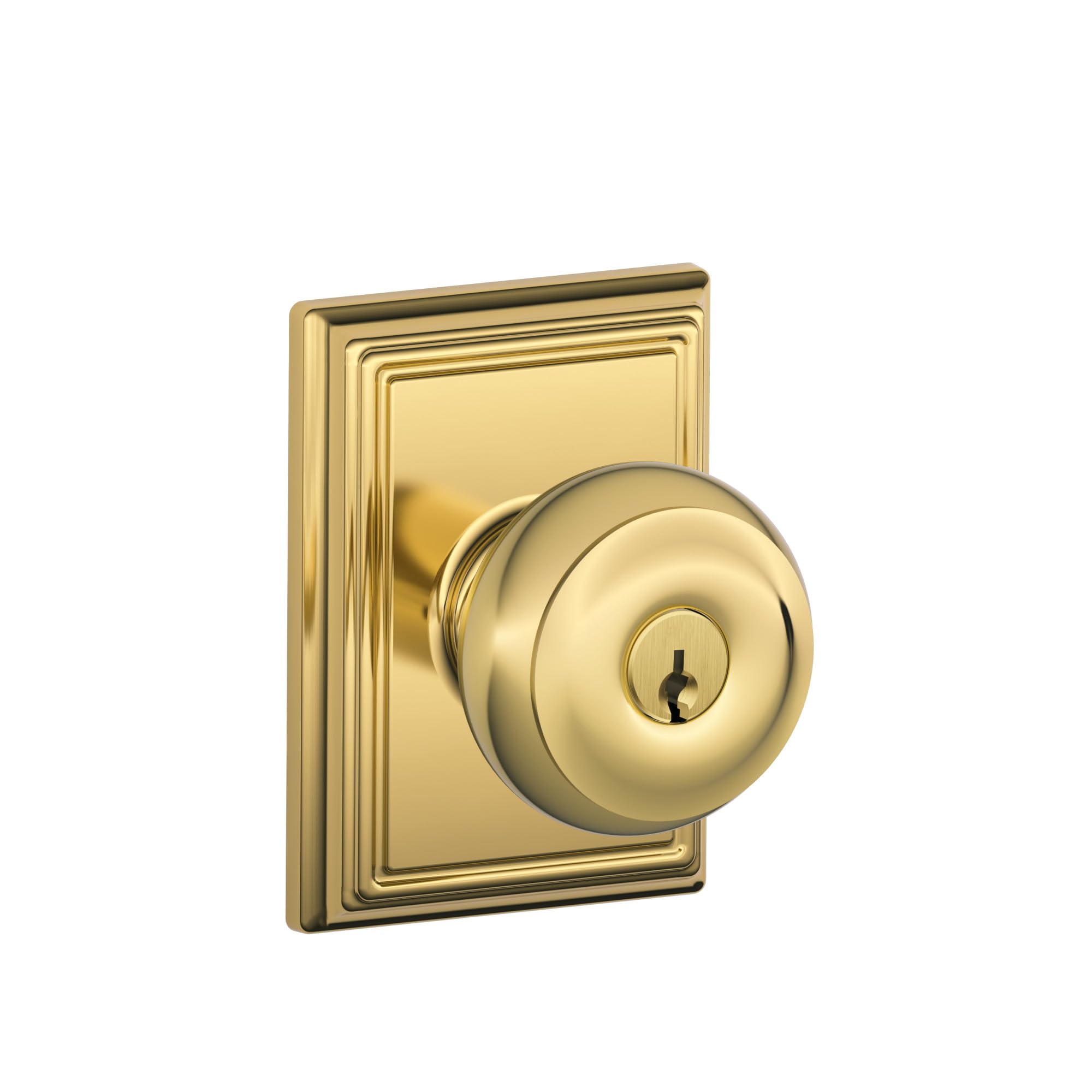 Aged Bronze Schlage Door Knob - Georgian Style -15