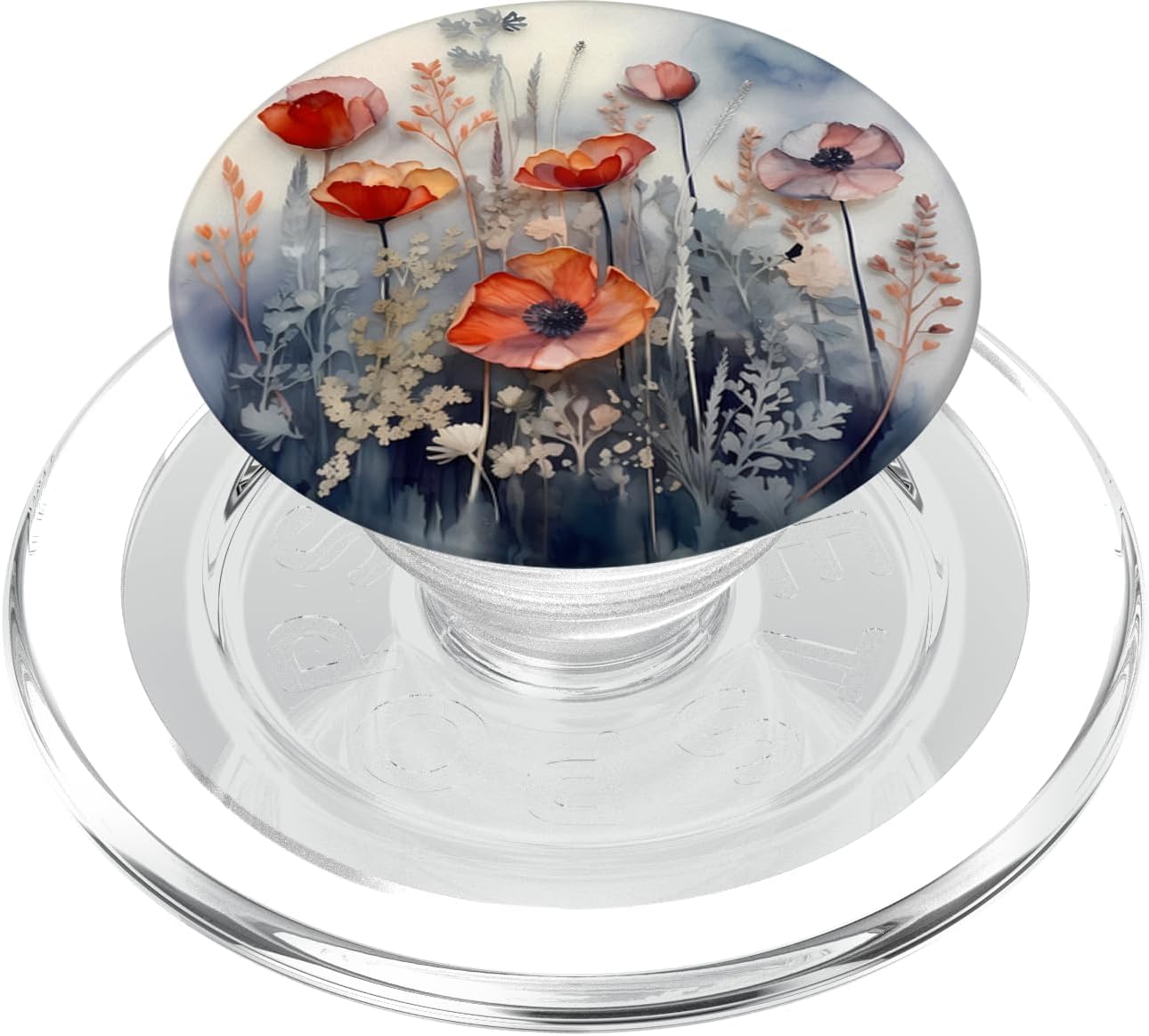 Poppy Flowers Bouquet in Style of Resin Optic, A Kuwait Ubuy