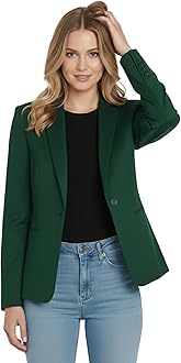 ROCKSY Smart Casual Formal Blazer for Women, Regular Fit Stylish Blazer for Women