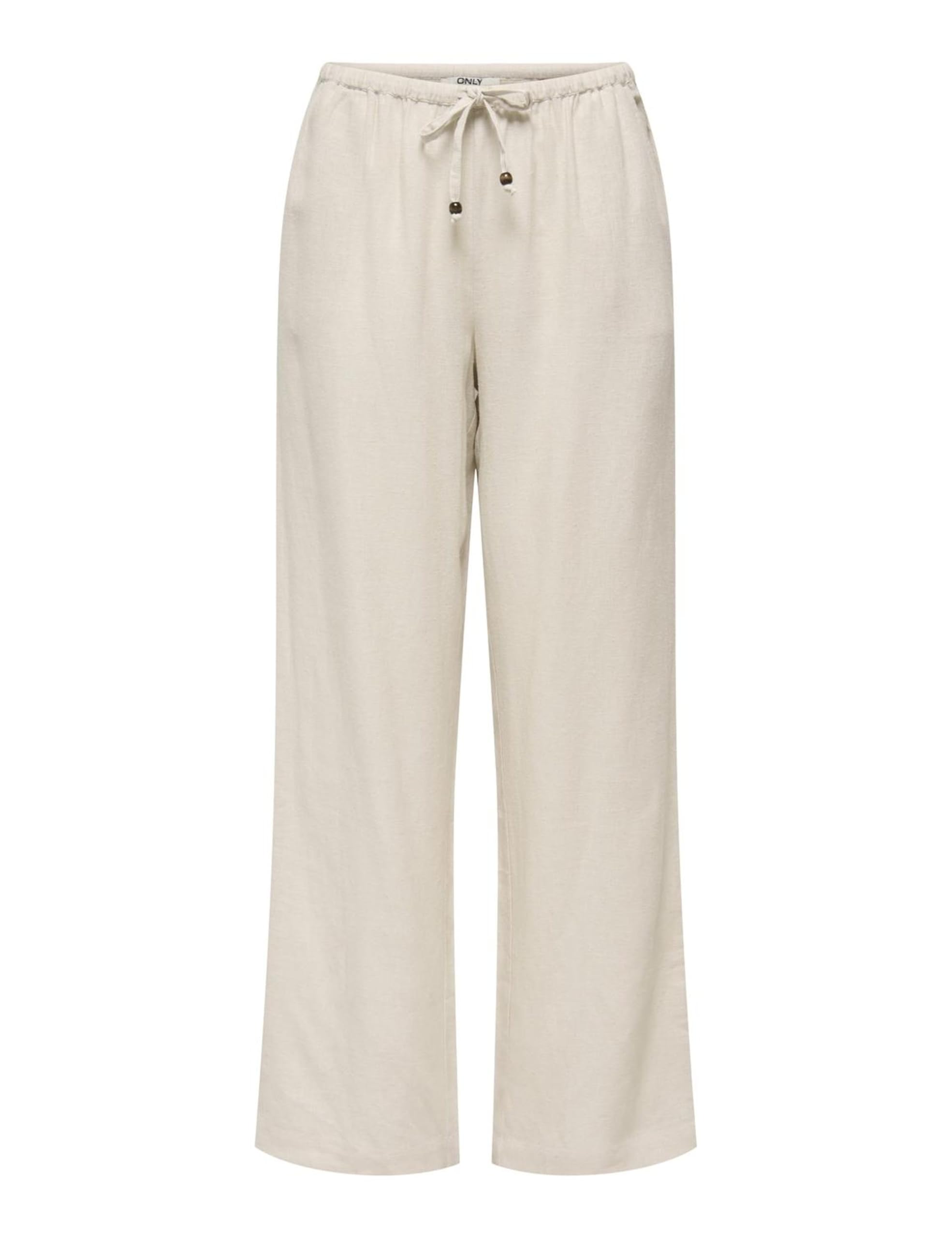 ONLY Female Hose ONLBRUXELLES Gerade geschnitten Leinen Hose