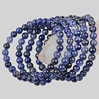Vista 535 de MASSIVE BEADS Pulsera elástica de yoga hecha a mano con piedra natural, cristal curativo, energía, regalos para adultos unisex de 0.157 in, 0.236