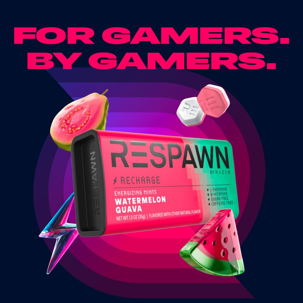 Amazon.com : RESPAWN by Razer Sugar Free Mints Watermelon Guava