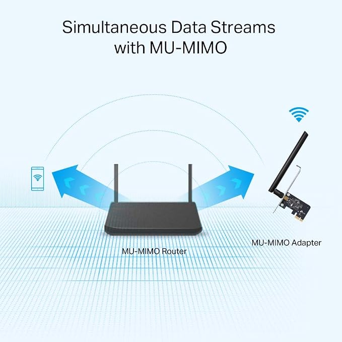 Tarjeta WiFi PCIe AC600 Dual Band TP-Link para PC Escritorio miniatura 5