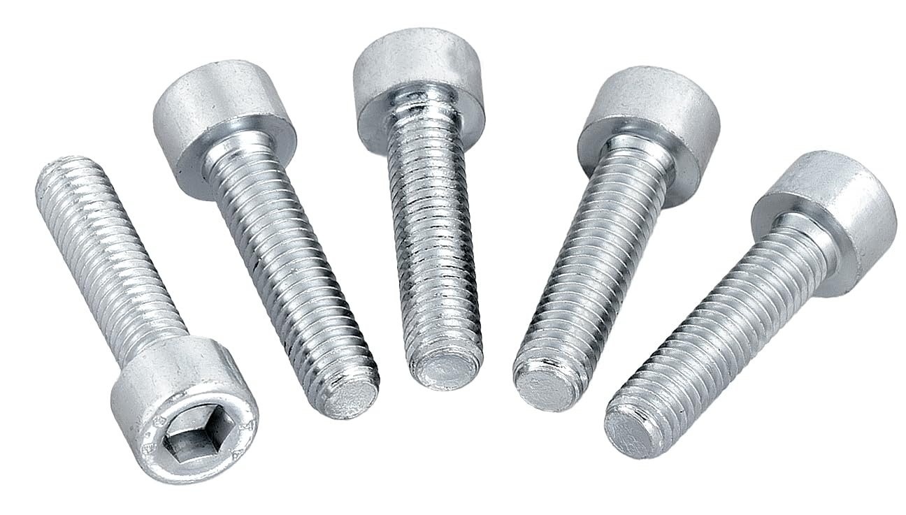 HEXATON Hex Socket Cap Metric Screws Allen - M6 x 16 mm - 100 Pieces - Galvanized Steel - Fully Threaded - DIN 912 ISO 4762 - Image 3