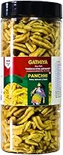 Panchi Ghathiya Namkeen 400gm (Pack of 1) Agra Special Crunchy and Flavorful Indian Snack Spicy Tangy and Tasty Perfect for Tea Time and Munching