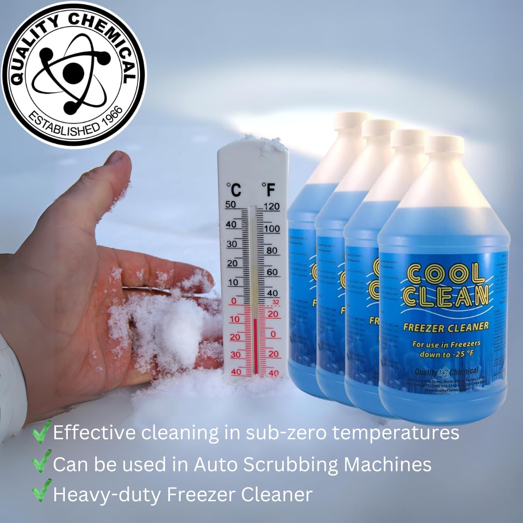 Quality Chemical Cool Clean Heavy-Duty Freezer Cleaner-4 gallon case