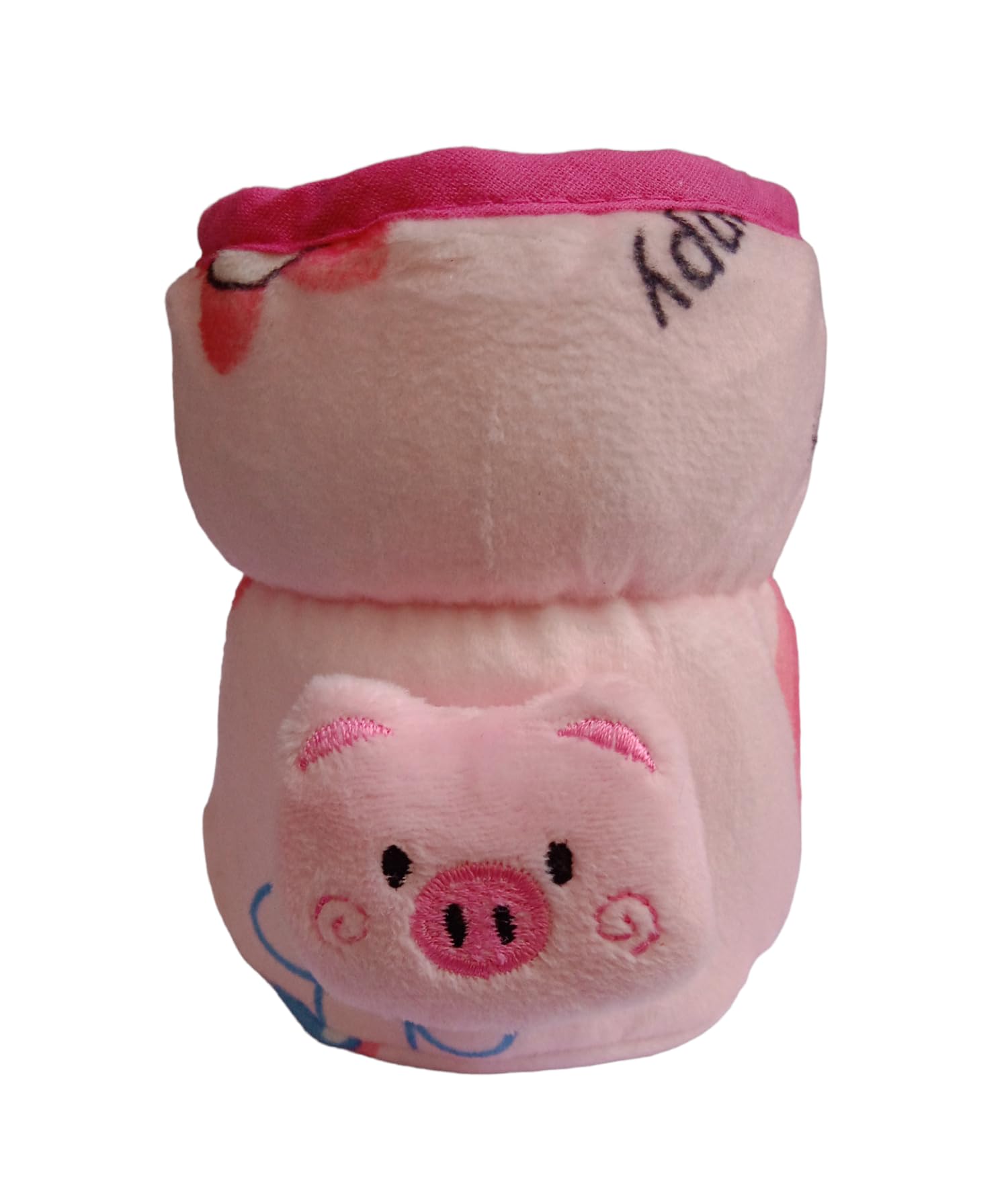Aplam Chaplam for Philips Avent/Broad Neck Feeders Soft Plush Stretchable Baby Feeding Bottle Cover with Easy to Hold Strap | Suitable for 120, 125ML (125ML- Pink)-picture-15