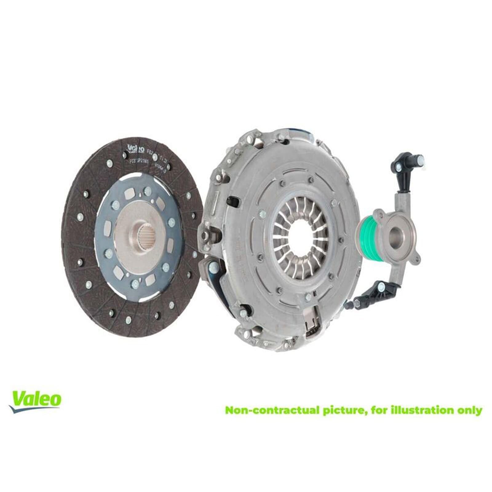 Valeo Zestaw Sprzegiel 834617 - Z Dociskiem, Z Tarczą