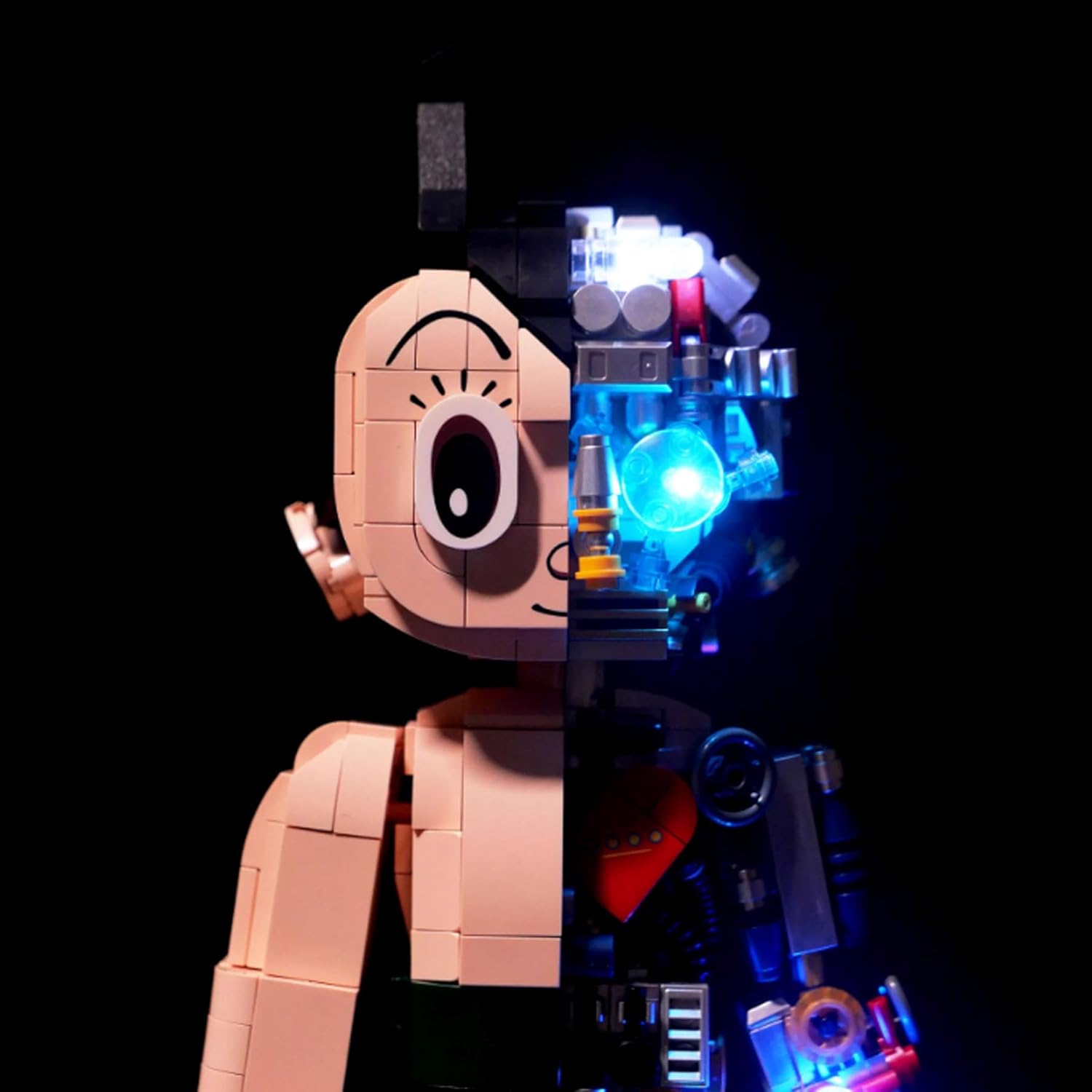 LED Lighting Kit Compatible with Lego 86203 Iron Armor Mech Series LED Light Set (Model Kit Not Included - Lighting Components Only) (Standard Style)