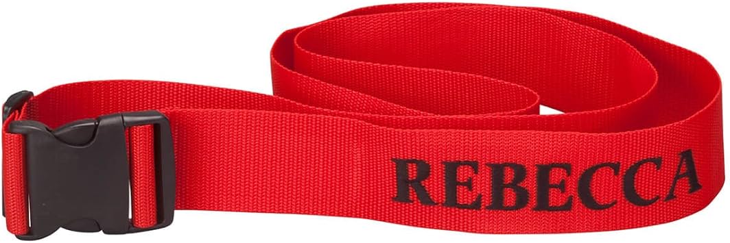 custom luggage straps