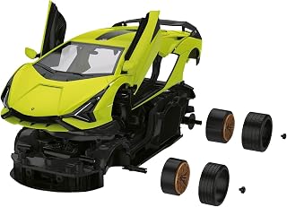 Mondo Motors RC Kit Lamborghini Sian, Geschwindigkeit 8 km/h, Maßstab 1:18, Grün, 63692