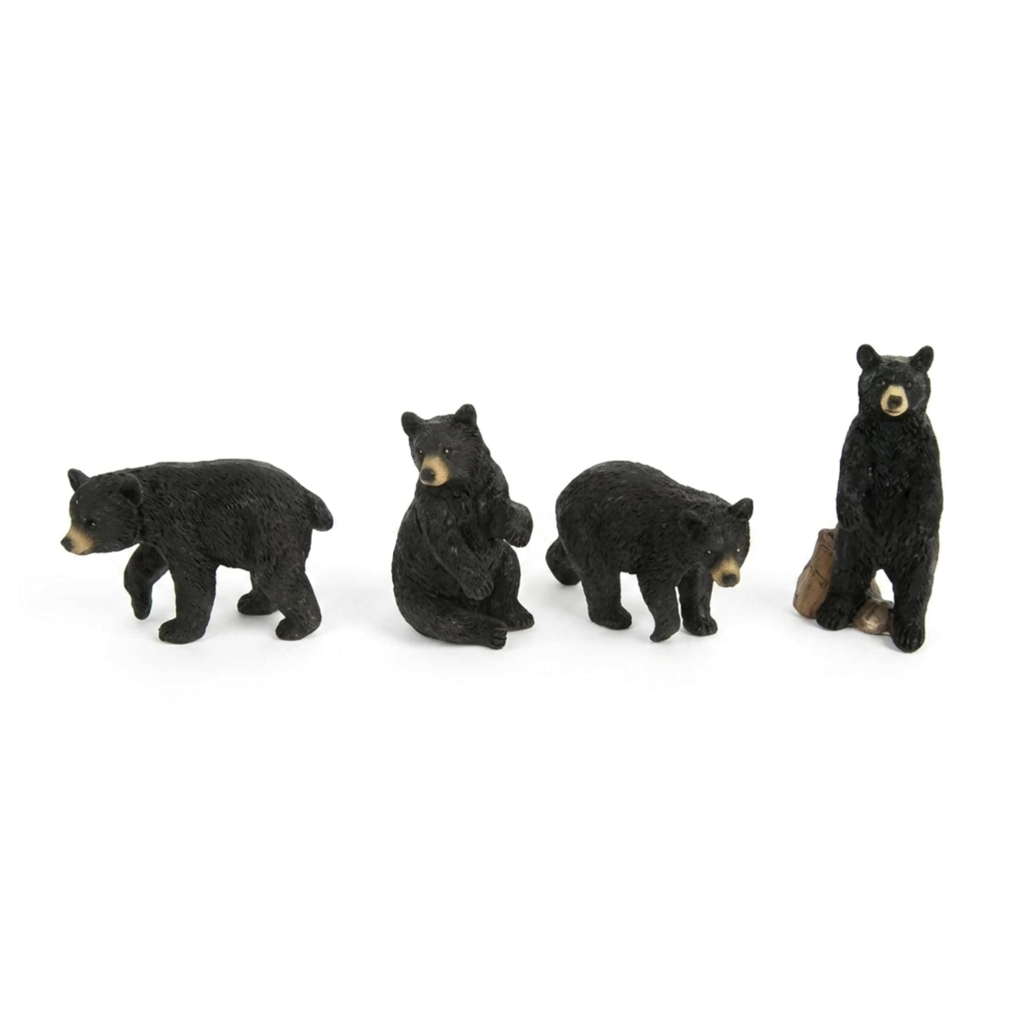 Amazon.com: The Bridge Collection Mini Black Bear Figurines, Set