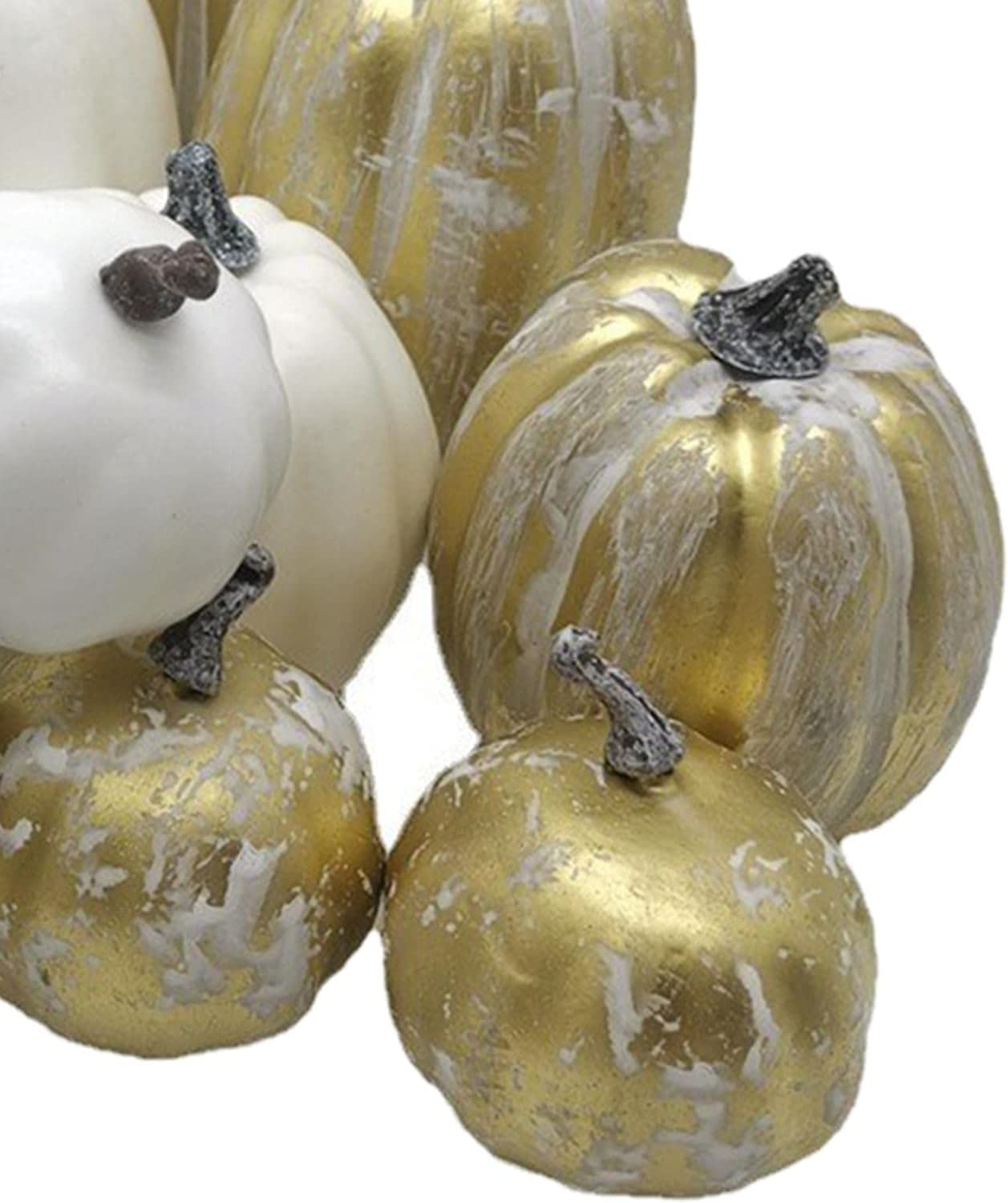 14 pezzi zucche artificiali in schiuma di zucca decorazione fatta a mano per il giorno del Ringraziamento decorazione autunnale