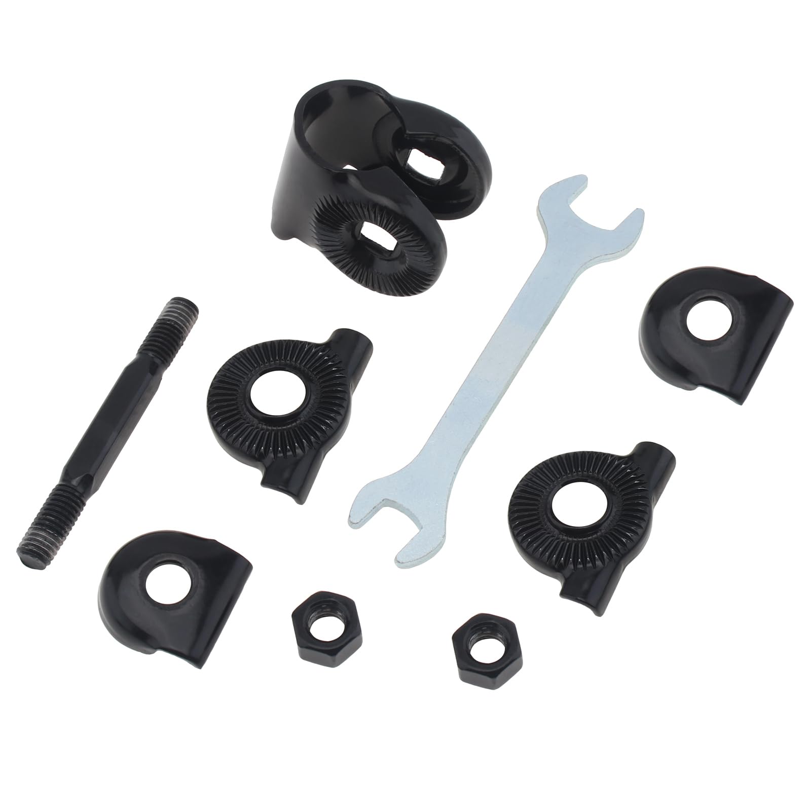 Collier De Serrage De Selle Vélo – Pour Rails Standard – Avec Clé En Métal – Compatible Route, VTT, BMX – Diamètre Intérieur 23 Mm