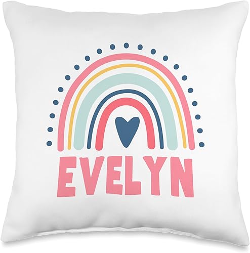 Idea Regalo Personalizzata con Nome Gifts Idea Evelyn Name Custom Woman Myth Legend - Almohada para fiesta de cumpleaños, 16 x 16 pulgadas, Idea Regalo Personalizzata con Nome Gifts Idea Evelyn Name Custom Woman Myth Legend - Almohada para fiesta de cumpleaños, 16 x 16 pulgadas,