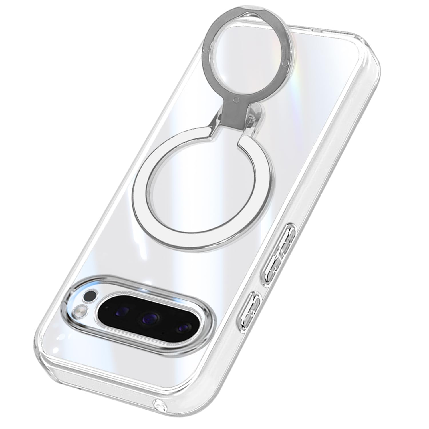 ホワイト スマートフォン 本体 カバー・保護フィルム・リングホルダー付き Amazon.co.jp: Google Pixel 10 Pro XL ケース クリア リング付き 縦横