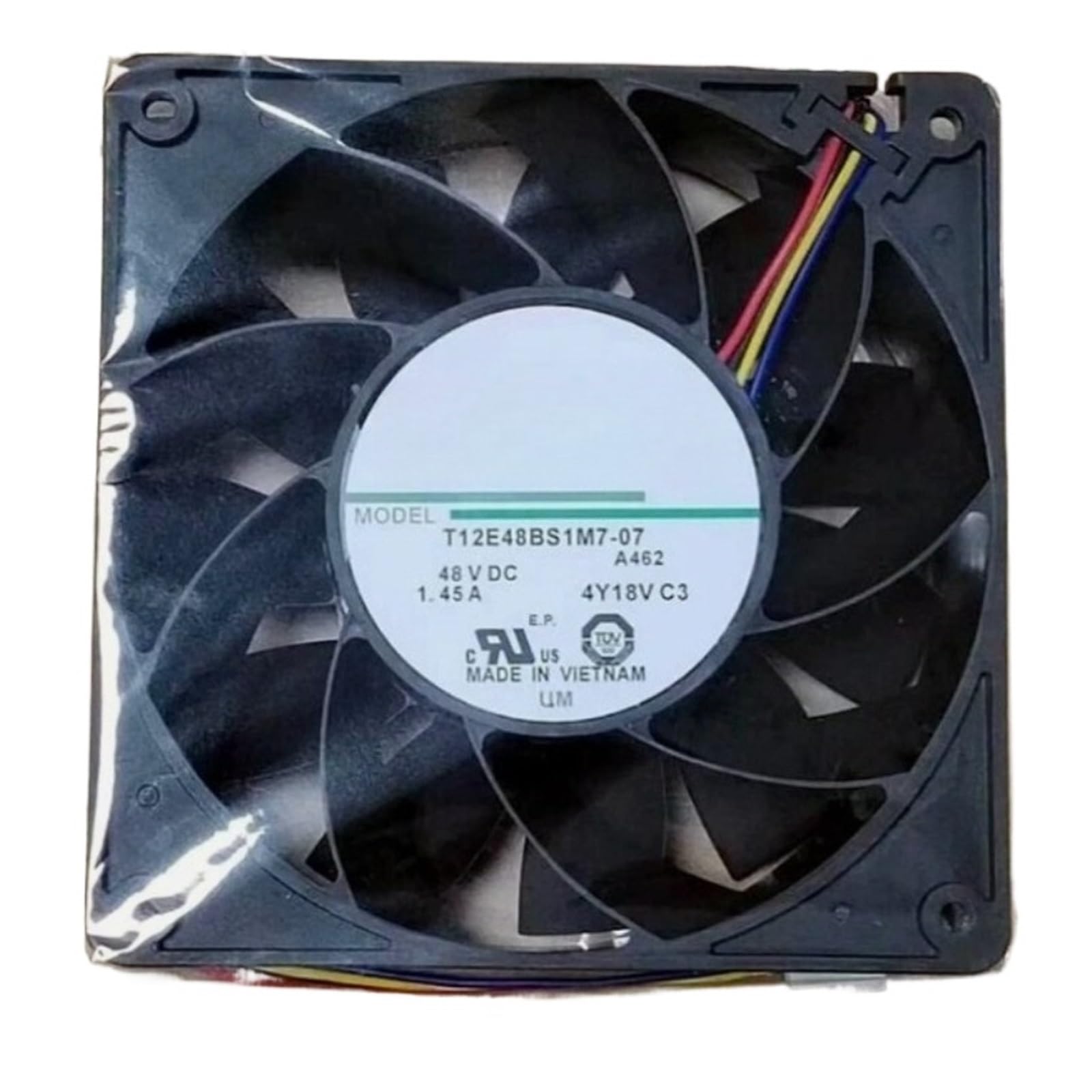 EGTDSFGJA T12E48BS1M7-07 DC 48V T12E48BS1M707 1.45A 120x120x38mm 4-Wire Cooling Fan