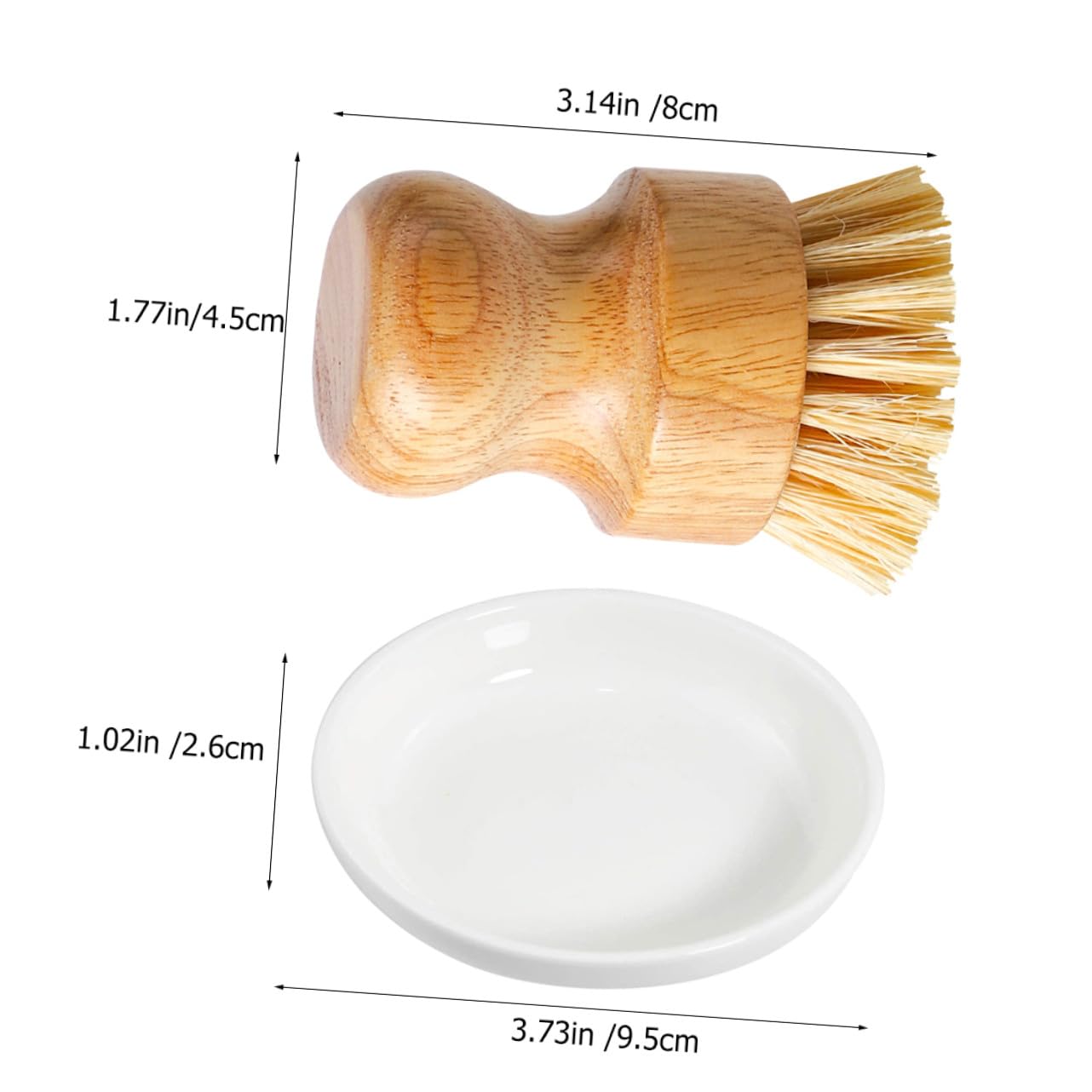 FRCOLOR 3 Juegos Cepillos de Limpieza para Cocina Cepillo Multi Funcional de y Cerdas Densas para Fregar Platos Sartenes y para Hogar y Restaurantes