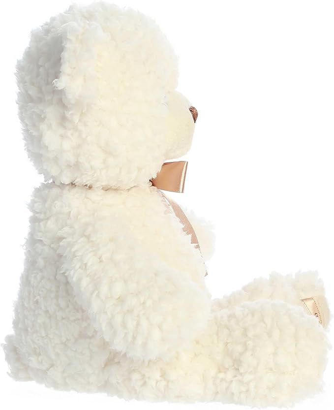 Peluche Aurora Ashford Bear 14 Pulgadas Blanco miniatura 3