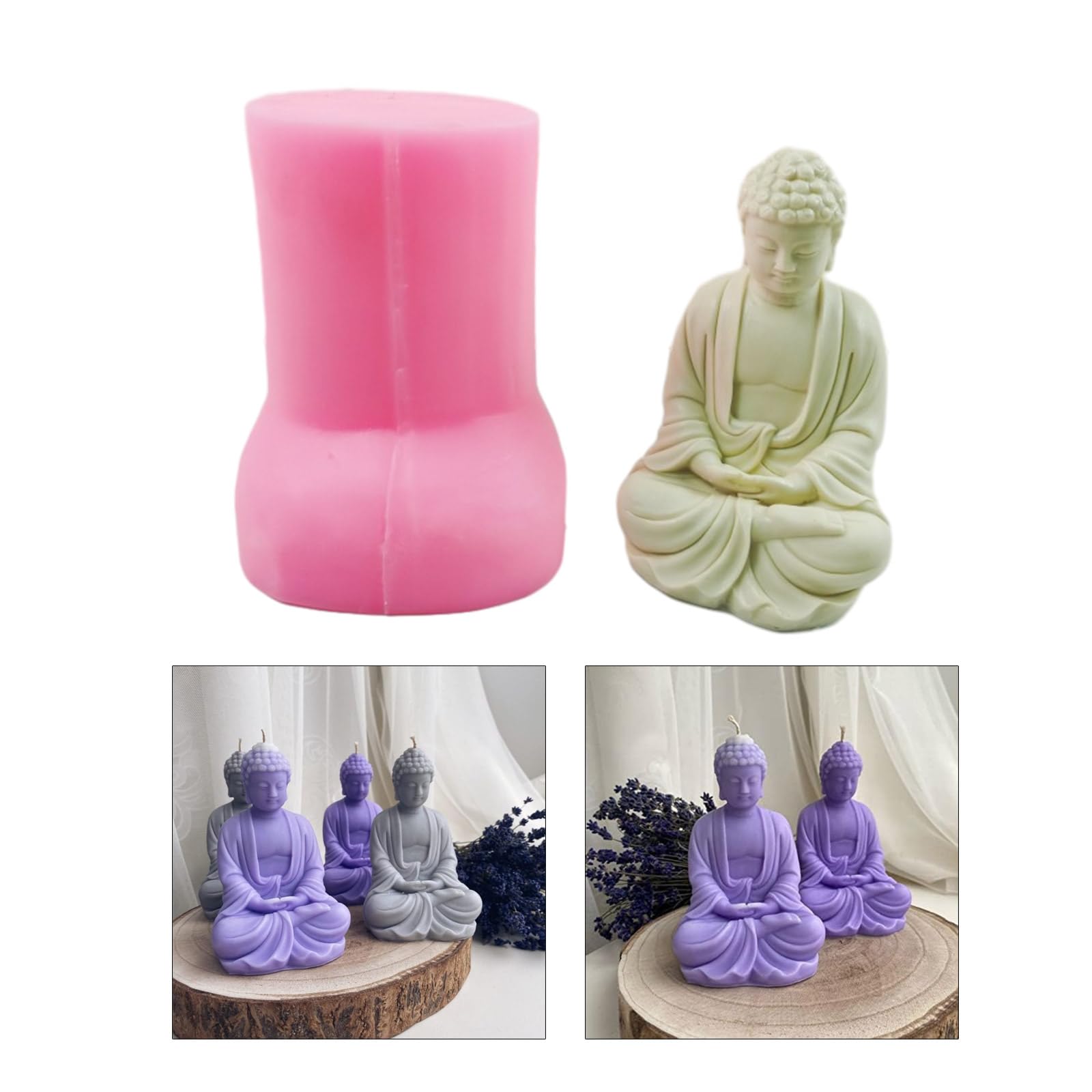 Silicone Statua Decorazione Scultura Stampo in gesso Resina epossidica Argilla Artigianato Ornamento fai da te Gioielli Strumento per realizzare candele Stampi per candele in silicone