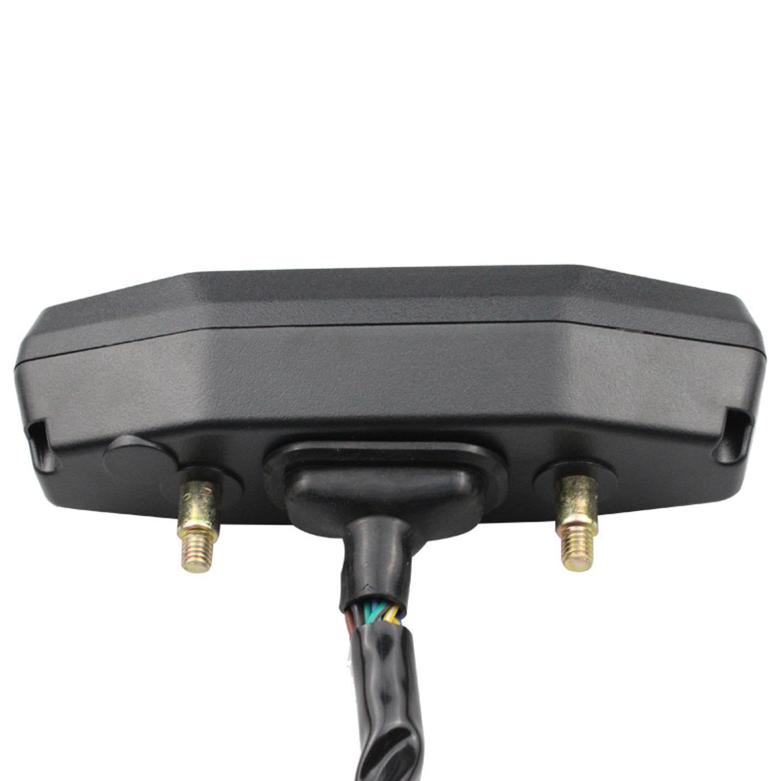 Compteur de vitesse pour vélo de cross, tachymètre de moto | Compteur de | tours d'écran LCD 6 vitesses | Indicateurs de compteur de vitesse de moto pour la plupart des modèles de moto, moteur à