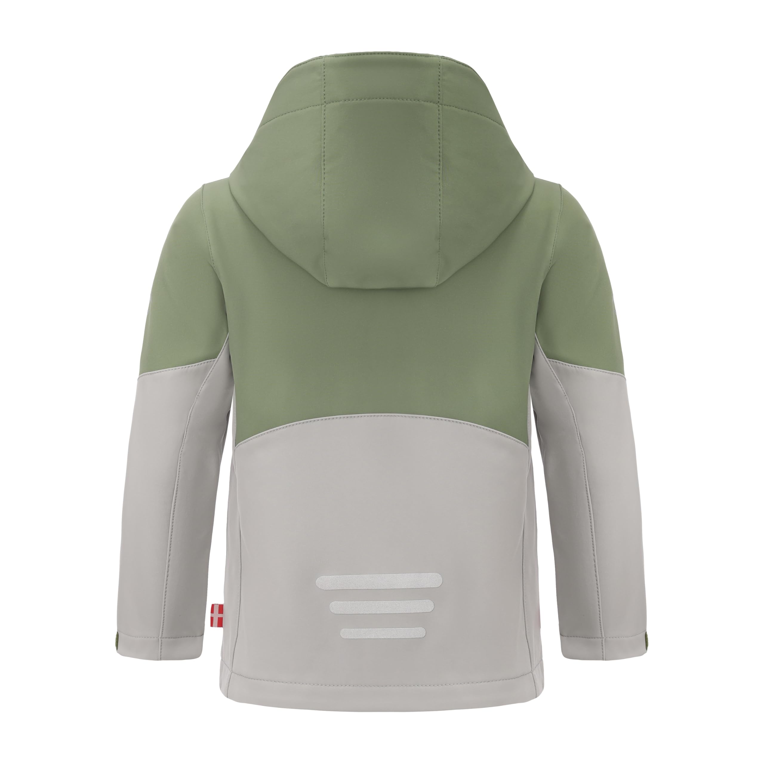Giacca softshell con cappuccio per bambini e ragazzi, fodera in pile. Materiale impermeabile 5000 mm senza PFC minimizzato dall'inquinamento.