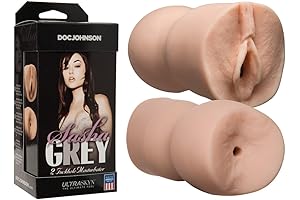 Doc Johnson Sasha Grey ULTRASKYN 2-Fuckhole Masturbator - Pussy and Ass