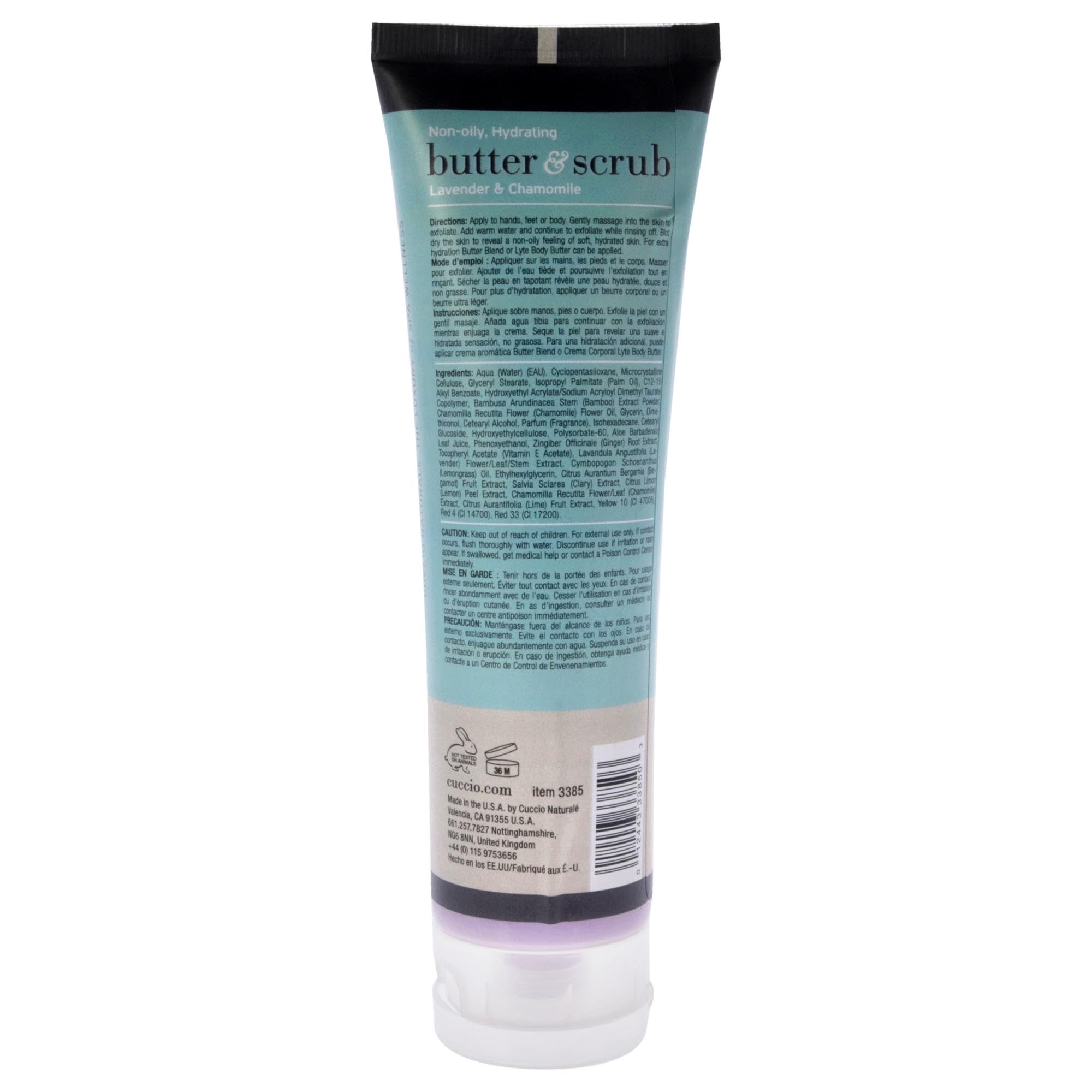 Lavender & Chamomile Butter Scrub Tube 4oz, 113.4 g (Pack of 1) - Image 2