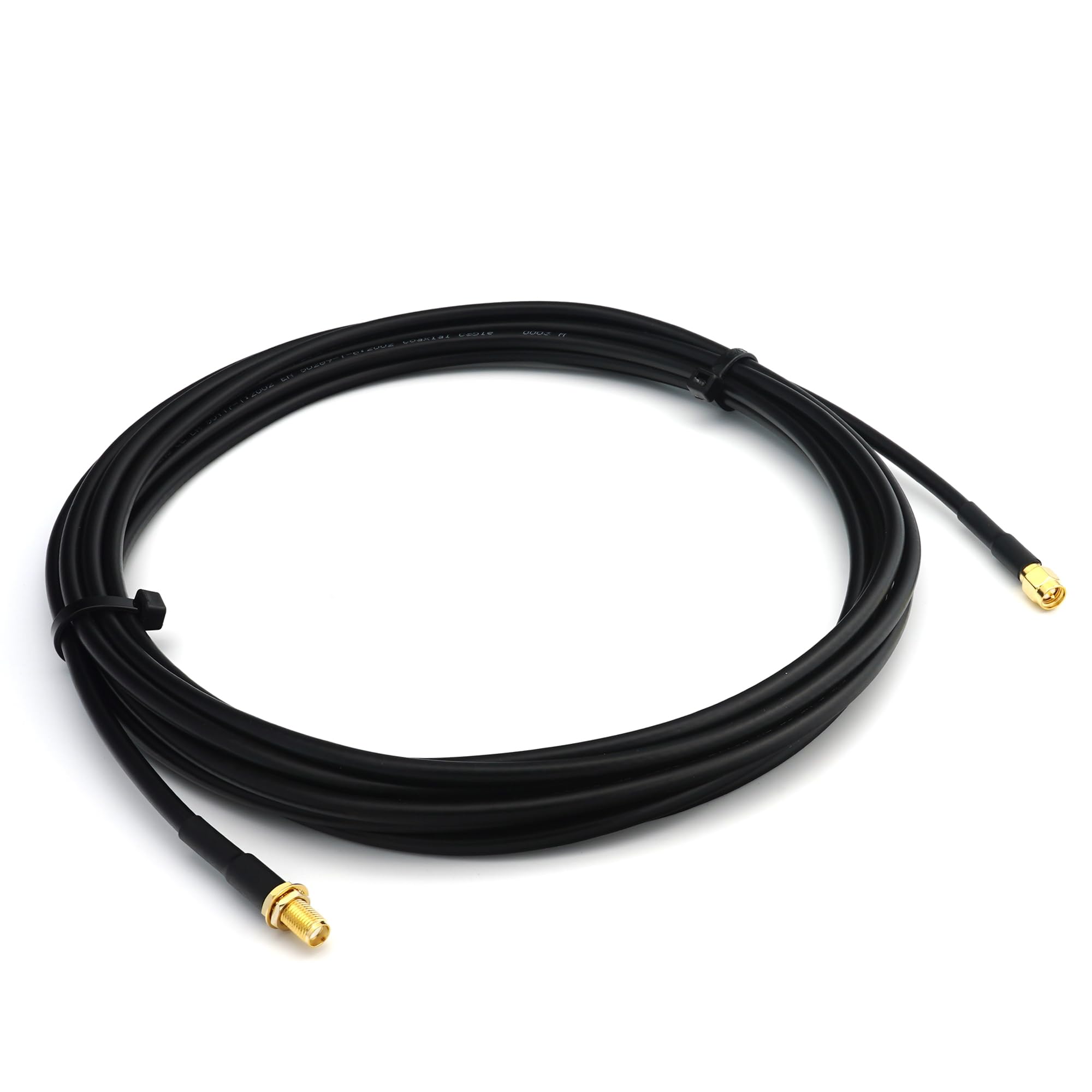 RANGEFUL SMA Cable 3m / 9.8ft Ultra Low Loss Coax Cable RG58 Extension Lead Black SMA Male to SMA Female Coaxial 50ohm for 4G 5G Router Aerial WIFI GPS Antenna - Image 2