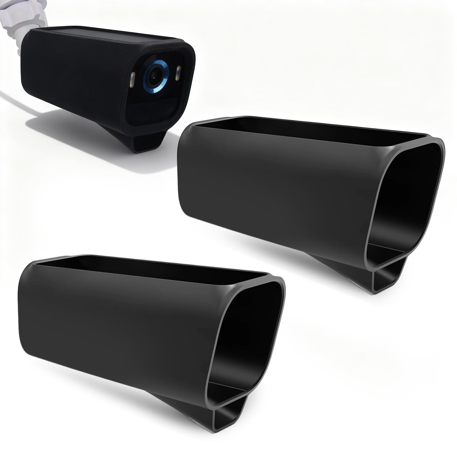 Etui ochronne do Eufy Security eufyCam S3 Pro, 2 sztuki, odporne na warunki atmosferyczne etui ochronne do kamery bezpieczeństwa Eufycam S3 Pro (czarne)