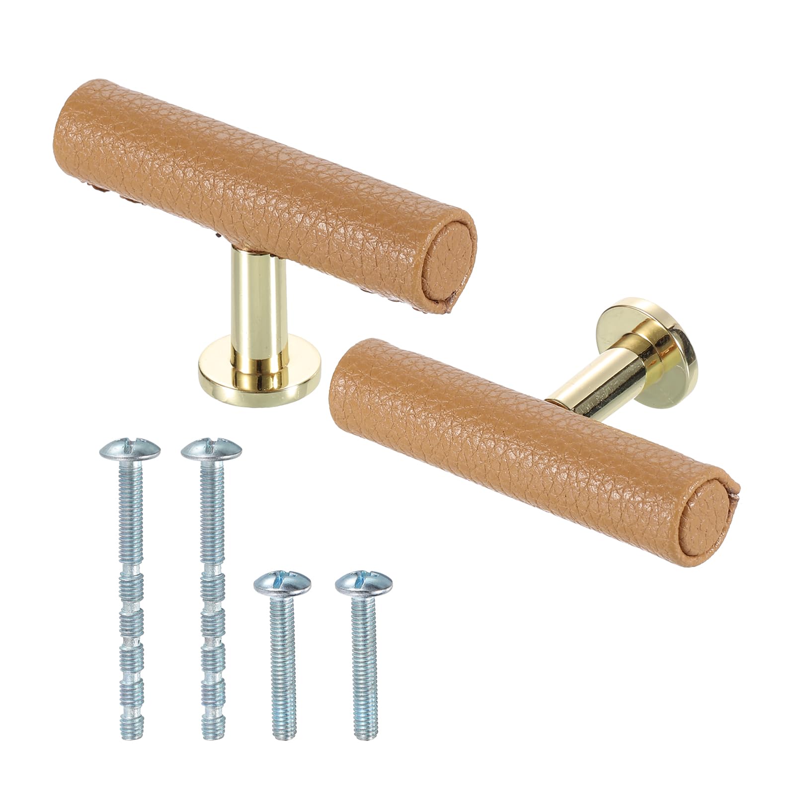 Boutons de tiroir en cuir pour réparer et embellir une commode usée