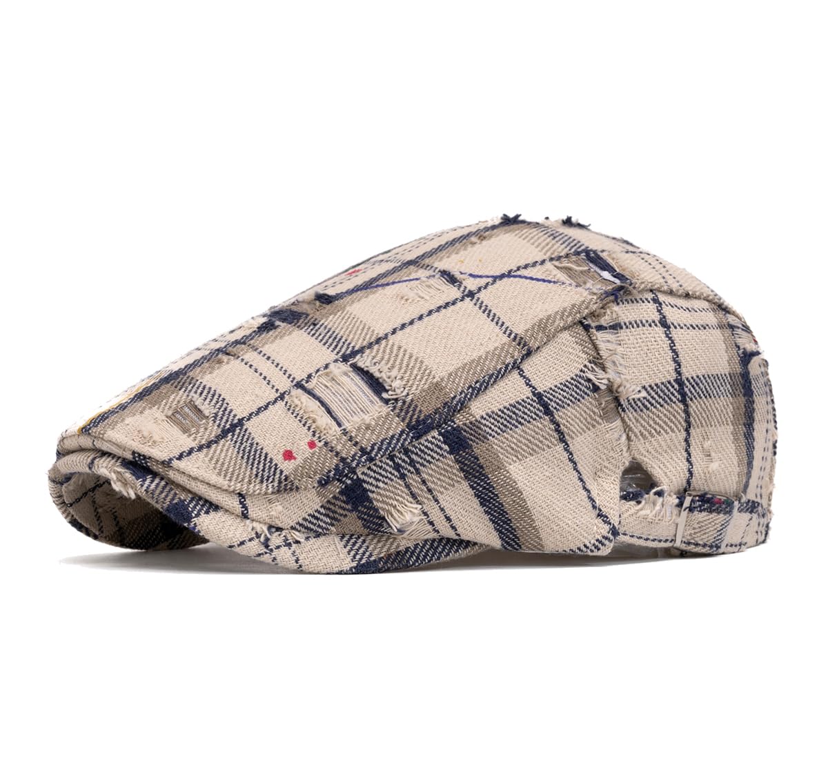 Quanhaigou Unisex Denim Newsboy Hats Flat Ivy Gatsby Cabbie Driving Berets Hat Cotton Dad Cap for Men Women
