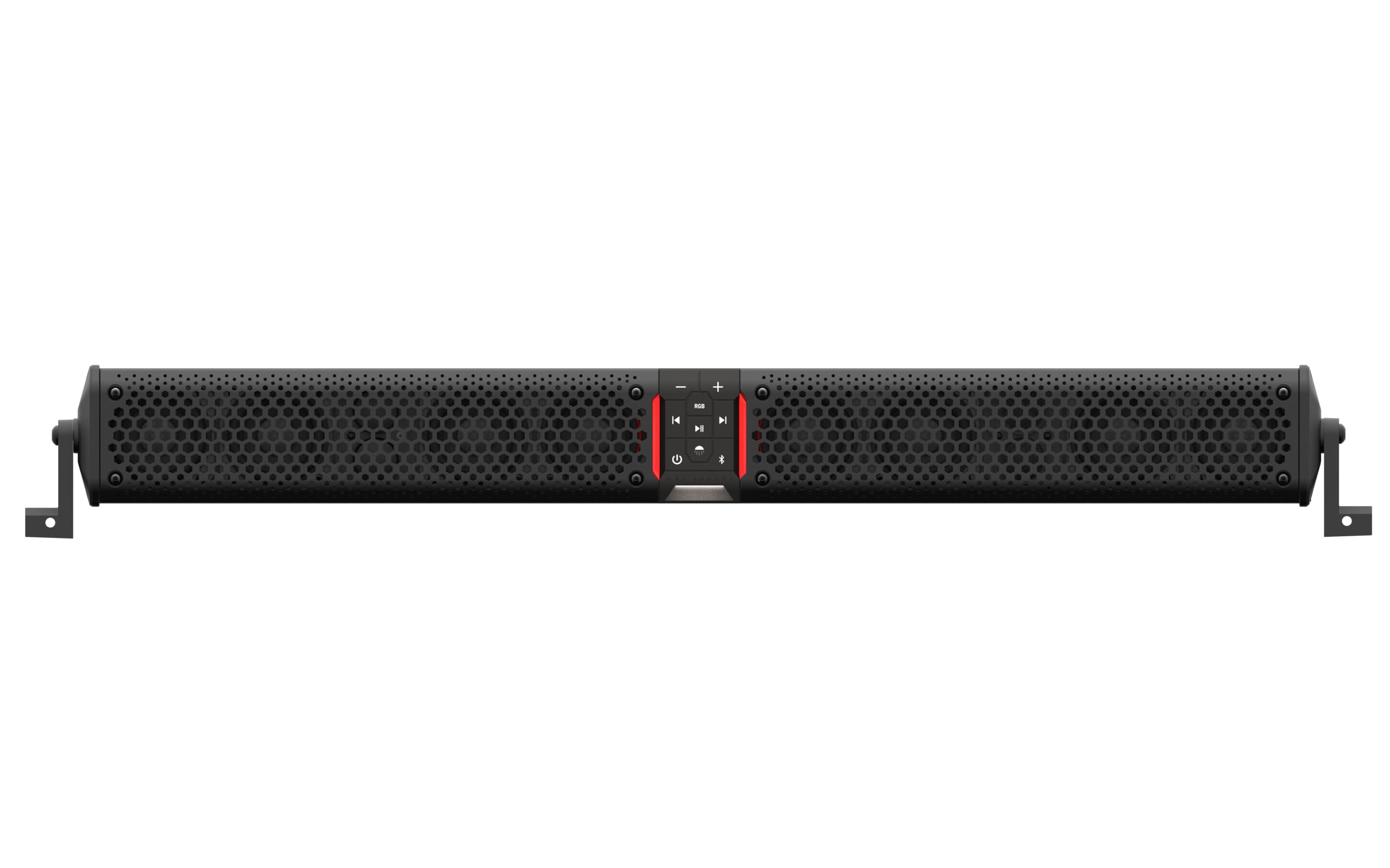 wet sounds STEALTH-XT-12-B Stealth XT 12 Speaker All-in-One Amplified Bluetooth Soundbar with Remote – Black with Slider Brackets and .75