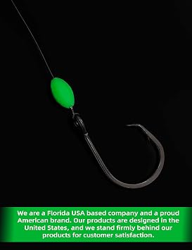BLUEWING Glow Fishing Bead Oval Bait Luminous Fish Line Ball Stopper Saltwater Freshwater Salmon Trout Accessories, 2.5mm/3mm, 50pcs