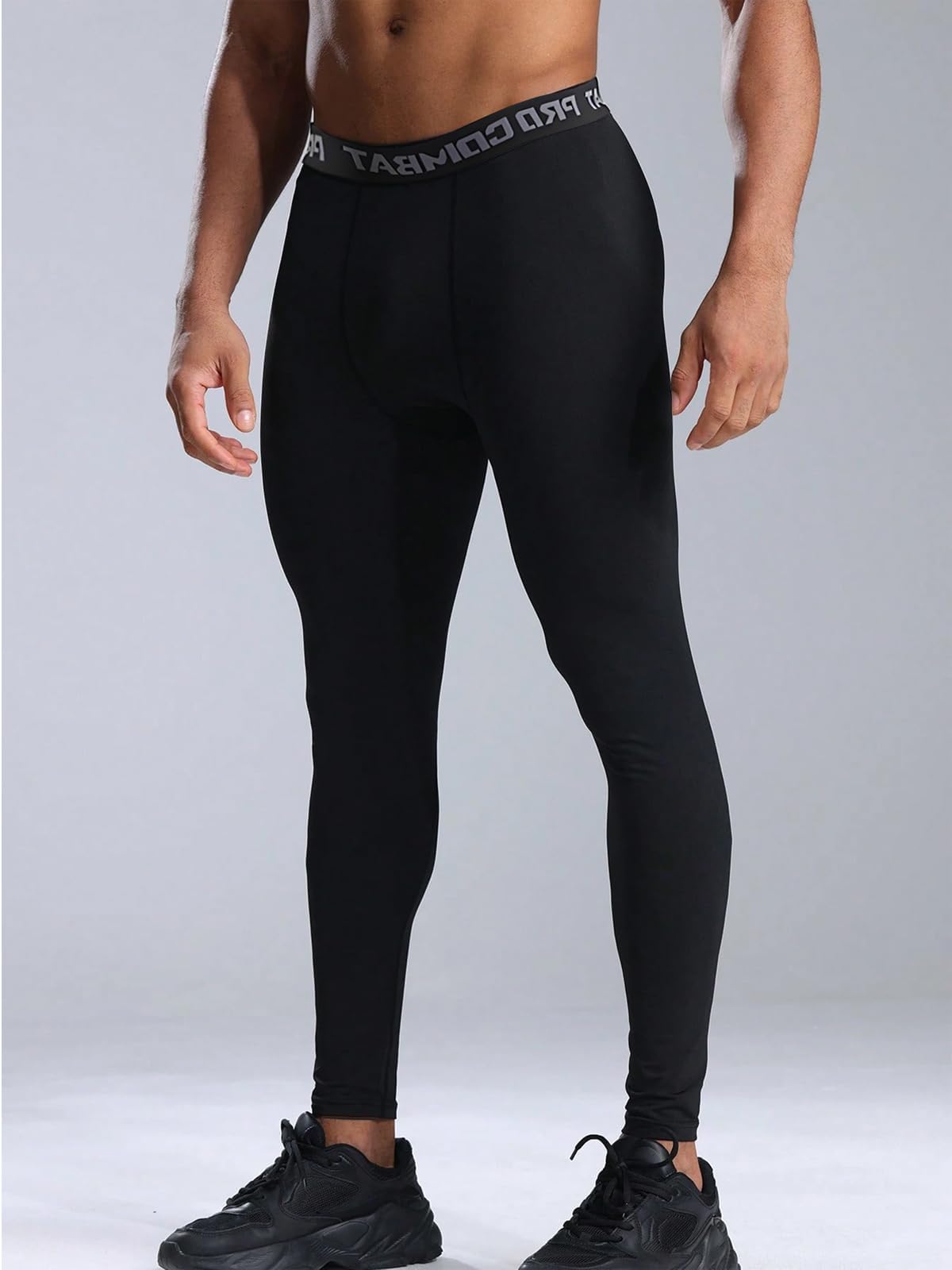 2Pack Men’s Compression Pants Running Tights Workout Leggings Athletic Base Layer Pants for Sports