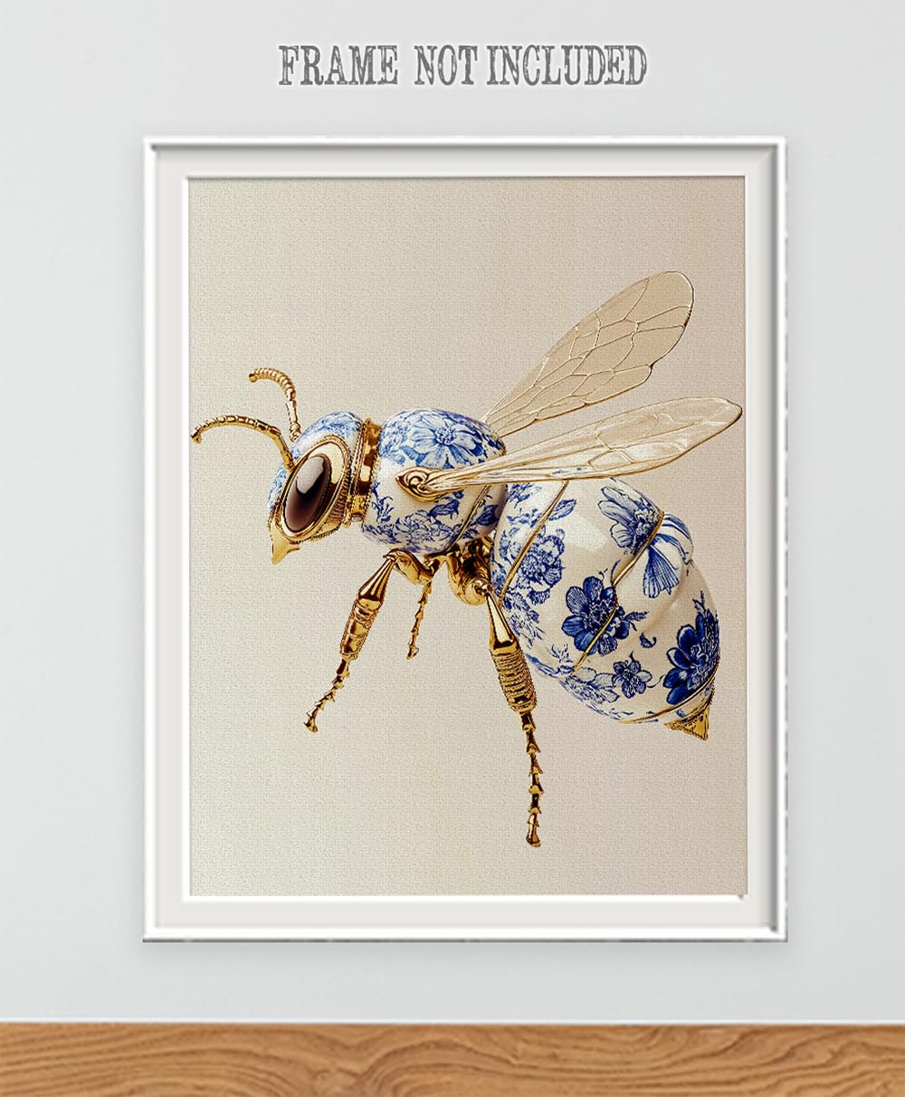 com: Lone Star Art Queen Bee Canvas Wall Decor 18x24 Ready