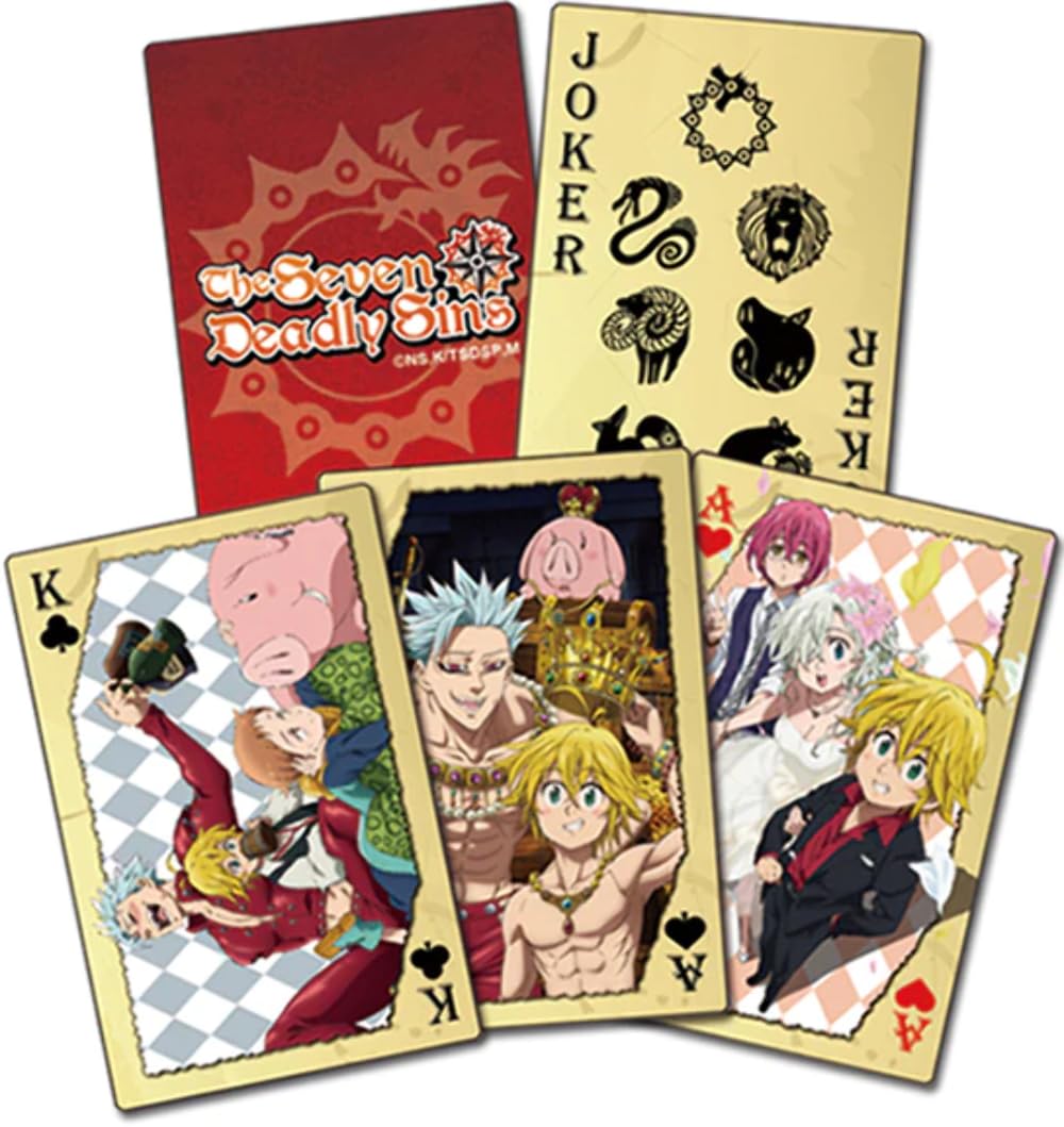The Seven Deadly SinsThe Seven Deadly Sins - Group Playing Cards