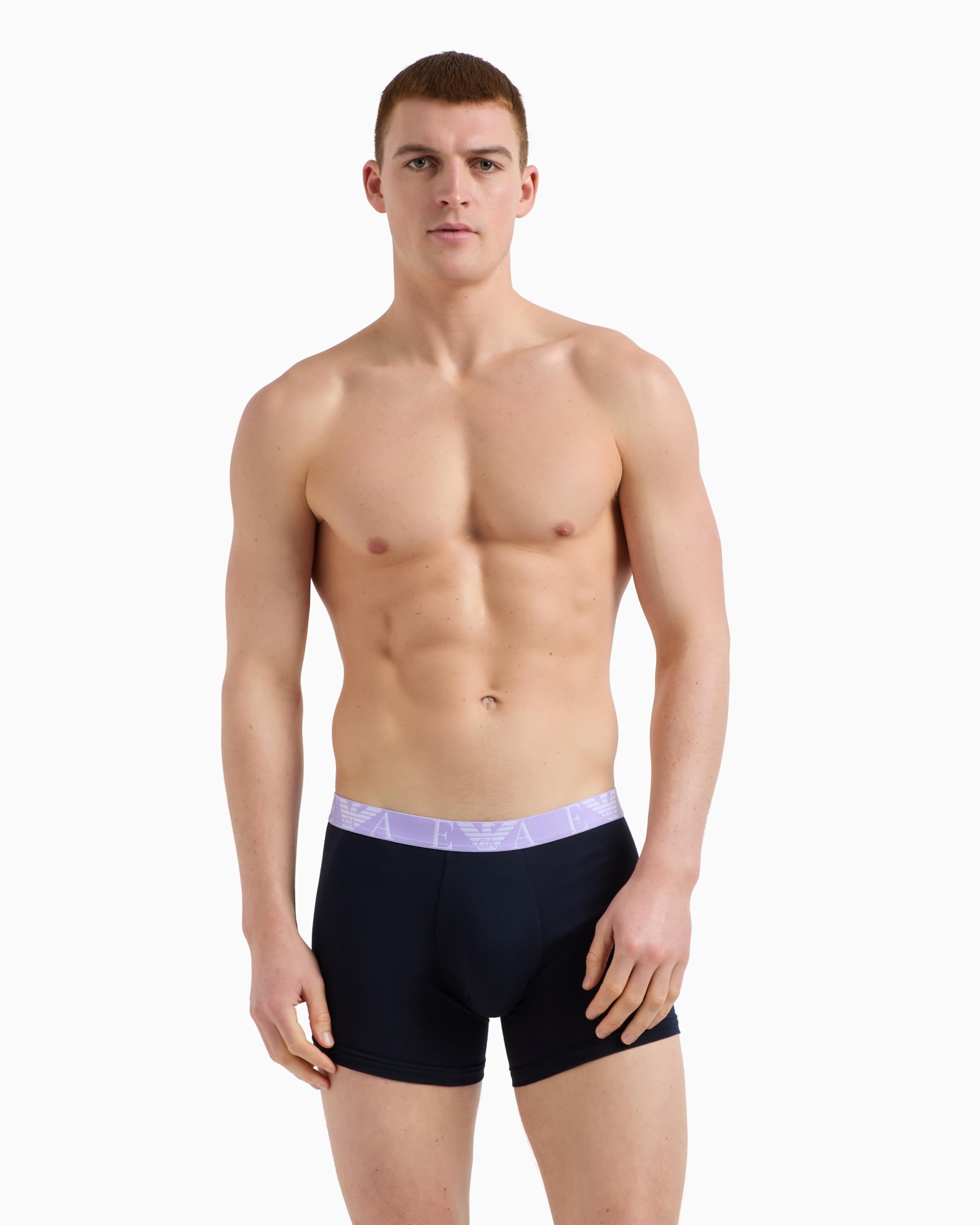 Emporio Armani Paquete de 3 Bandas Elásticas de Algodón Puro Pack de 3 Unidades Hombre (Pack de 3)