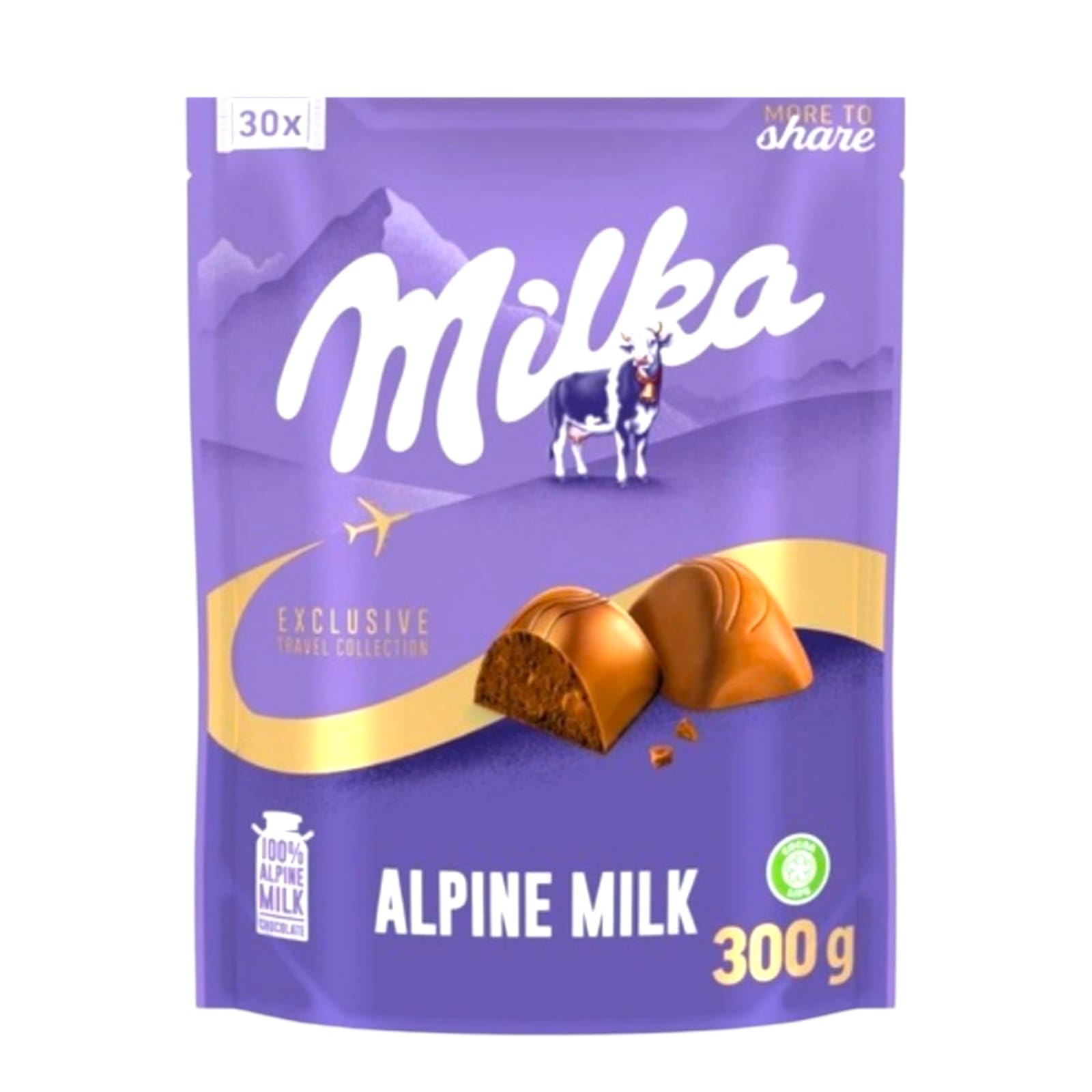 Milka Alpine Milka Chocolate Pouch 300g 1