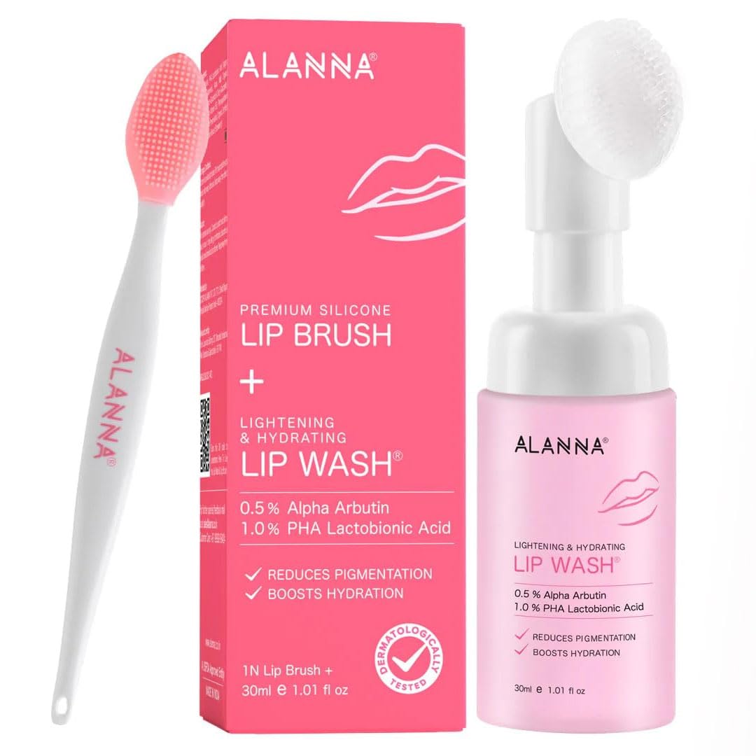 ALANNA® Lip Wash for Women – Hydrating Lip Cleanser with 0.5% Alpha Arbutin & PHA | Soft, Smooth Lips | 30ml-image-38