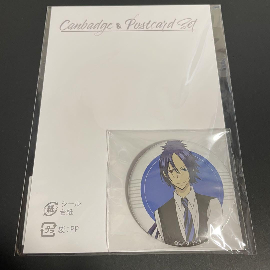 家庭教師ヒットマンREBORN くじメイト ポストカード 缶バッジ 新品未開封 REBORN くじメイト 雲雀恭弥 缶バッジ ポストカード