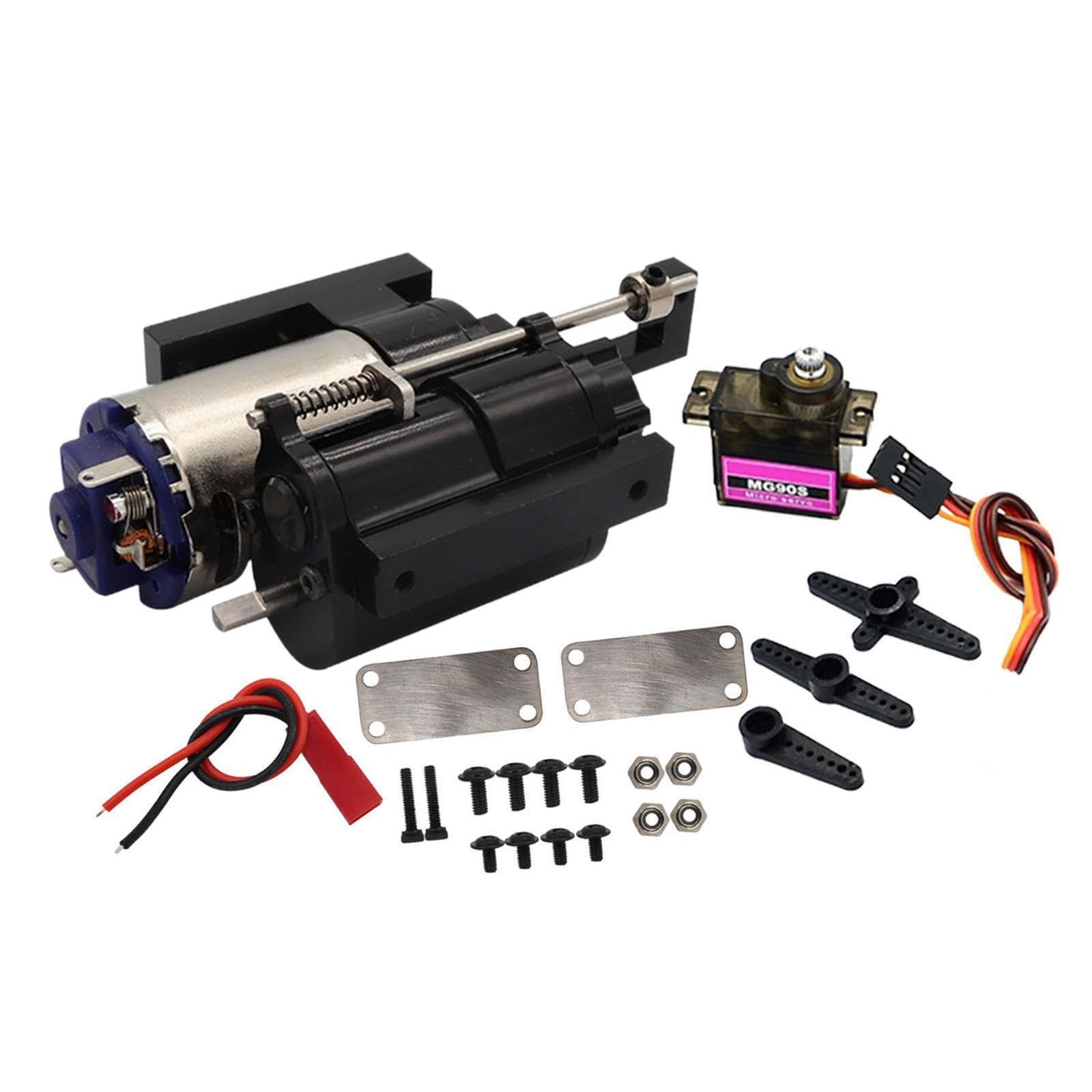 Parti di auto RC di facile installazione con supporto motore in metallo e accessorio di aggiornamento della trasmissione per hobbisti 1/12 112