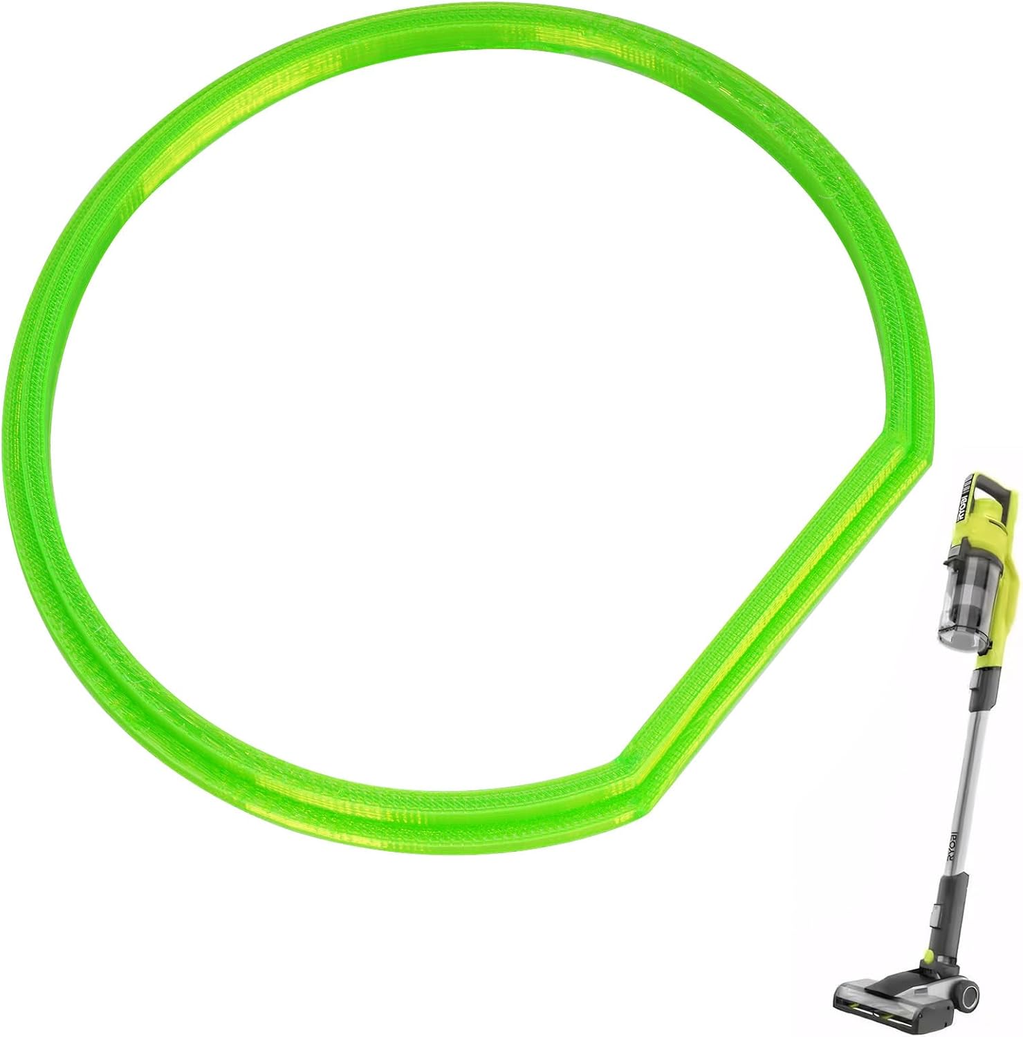Replacement Vacuum Canister Gasket Compatible with Ryobin PBLSV717 PCL720k PBLSV716K 18v PCL,Works for All PCL PBl Models(Green)