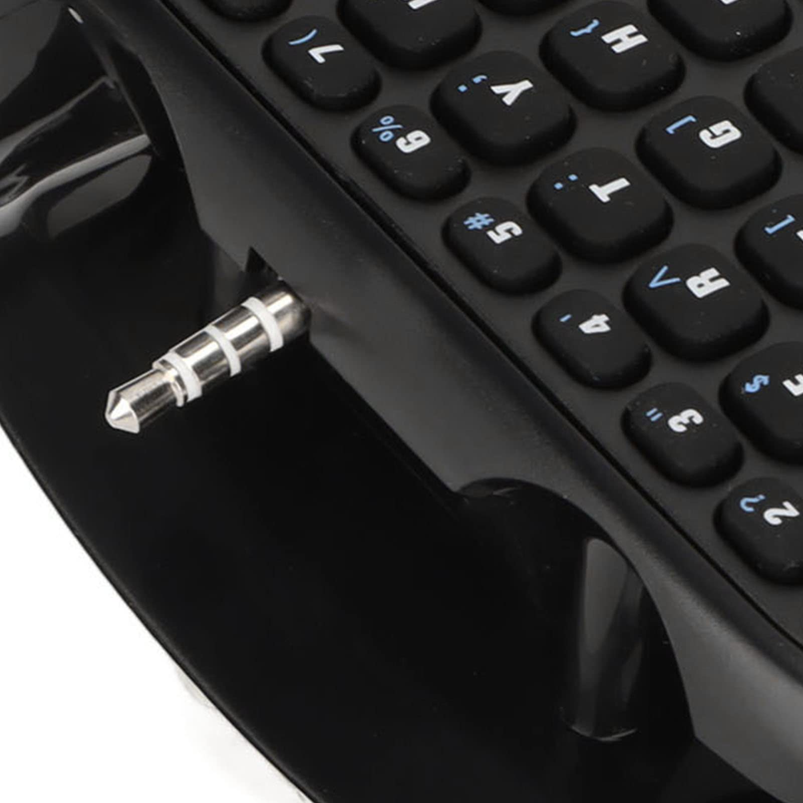 Teclado Controlador para Empuñaduras de Controlador PS4, Diseño Integrado, Mantiene El Estilo Original, Teclado Controlador Bluetooth Inalámbrico Multifunción para Chat de Texto PS4, Internet
