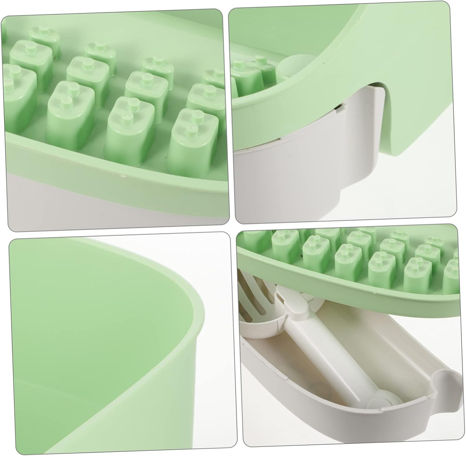 1set Cat Litter Tray High Sides and Shovel Spill Design for Easy Cleaning Suitable for Kittens and Dogs Avocado