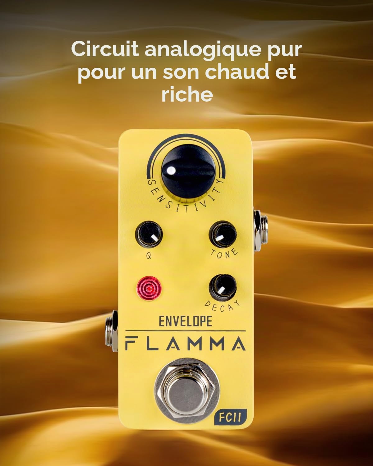 FLAMMA FC11 Auto Wah Pédale d’Enveloppe Filtre pour Guitare et Basse, True Bypass