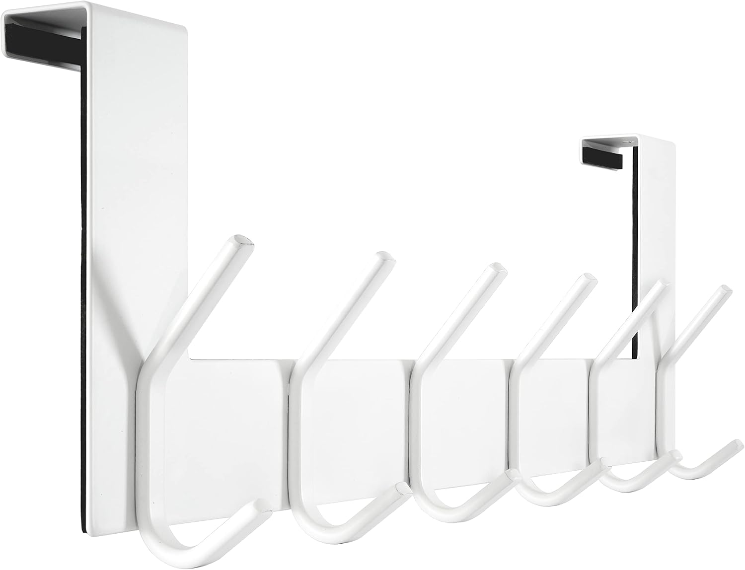 Rongrongago Türkleiderhaken 2er Set - 6 Haken Ohne Bohren Weiß