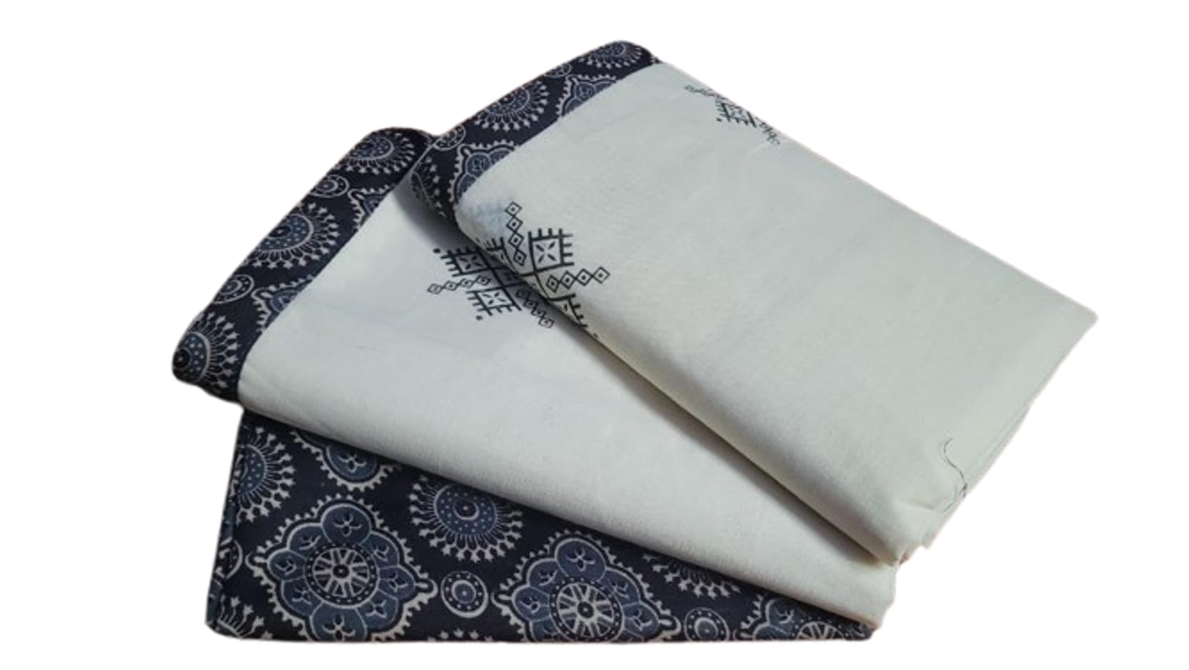 Kerala Kasavu Single Set mundu with Matching Blouse-picture-12