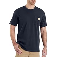 Carhartt Herren K87 Pocket S/S T-Shirt T-Shirt, Navy