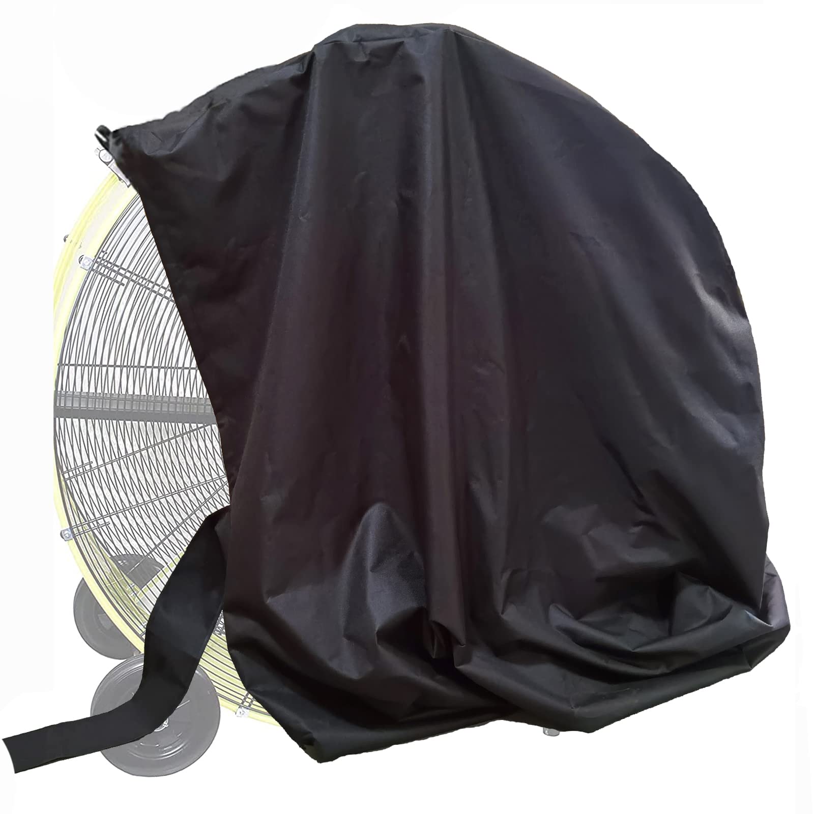 Industrial Fan Dust Cover 42" Belt Drive Drum Fan Jacket Waterproof Dustproof Case for 42" Barrel Fan, Commercial Floor Fan Cover for Outdoor and Indoor
